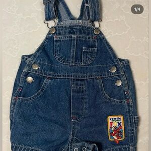 Disney Winnie the Pooh and tiger overalls 3/6 mos